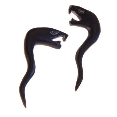 Piercing espandibile all'orecchio in corno - Serpenti | ⌀ 4 mm