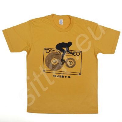Maglietta in cotone con stampa Tapebiker Thailand