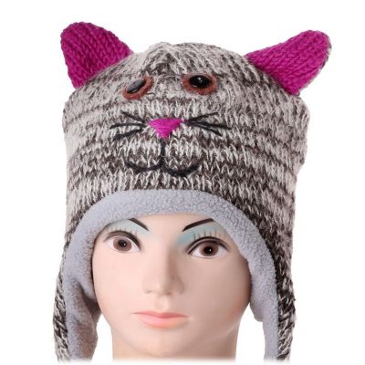 Cappello di lana Tabby Cat Nepal