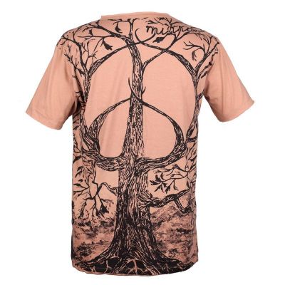T-shirt Mirror Tree of Peace Brown Thailand