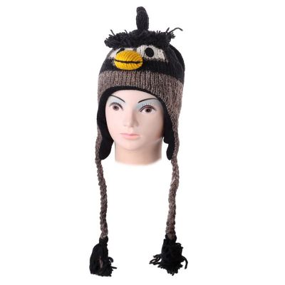 Cappello di lana Angry Bird - nero Nepal