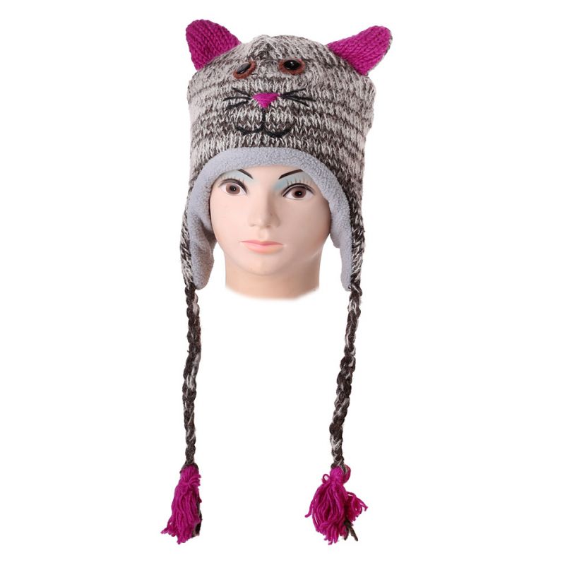 Cappello di lana Tabby Cat Nepal