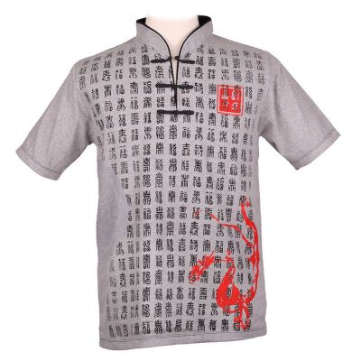 Maglietta orientale Emperor Pinyin Grey | M, L, XL