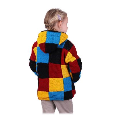 Maglione in lana Color Cubes