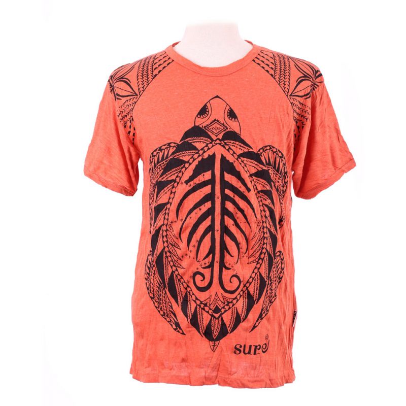 T-shirt da uomo Sure Turtle Orange Thailand