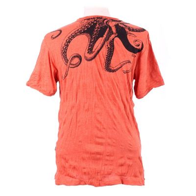 T-shirt da uomo Sure Octopus Attack Orange Thailand