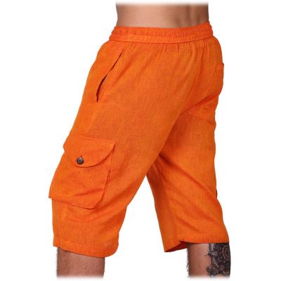 Pantaloncini da uomo in cotone Lugas Jeruk Nepal